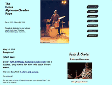 Tablet Screenshot of denischarles.com